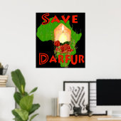 Sparen Darfur Poster (Thuiskantoor)