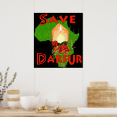 Sparen Darfur Poster (Keuken)
