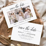 Sparen Datum 3 de Foto Elegant Modern Save The Date<br><div class="desc">Moderne en elegante Horizontale Drie (3) Foto sparen de Magnet van de Weddenschap van de Datum met hand geschreven manuscripttypografie. Sparen de magneet van de datumuitnodiging omvat manuscripttypografie en chic en eenvoudig ontwerp dat u uw aangepast afbeelding van de de fotografie van het verloving kunt toevoegen aan.</div>
