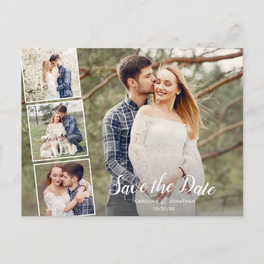 Sparen Datum 4 de Bekleding van de Tekst van de F Briefkaart (Voorkant)