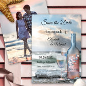 Sparen de Aangepaste Beach bruiloft van de Foto va Save The Date