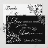 Sparen de Aankondiging van de Datum (Voorkant / Achterkant)