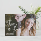 Sparen de Aankondiging van de Datum (Staand voorkant)