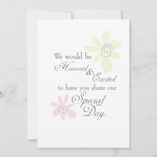 Sparen de Aankondiging van de Datum (Achterkant)