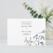 Sparen de Aankondiging van de Datum | Floral Splas (Staand voorkant)