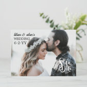 Sparen de Aankondiging van de Foto van de Sticker (Staand voorkant)