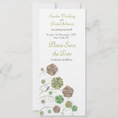 Sparen de Aankondiging van het Monogram van de (Achterkant)