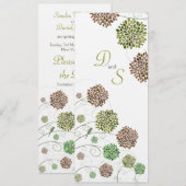 Sparen de Aankondiging van het Monogram van de (Voorkant / Achterkant)