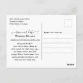 Sparen de Aankondiging van het Verloving van de Fo Briefkaart (Achterkant)