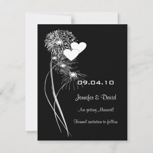 Sparen de Aankondiging van het Vuurwerk van de Dat (Achterkant)