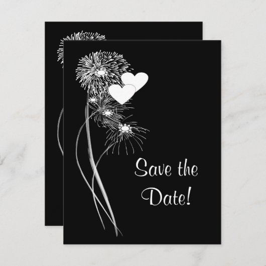 Sparen de Aankondiging van het Vuurwerk van de Dat (Voorkant / Achterkant)