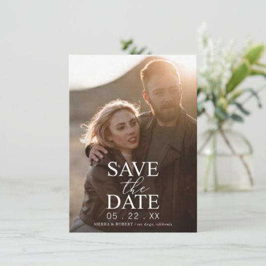 Sparen de Aankondiging van het Wit van de Tekst va (Staand voorkant)