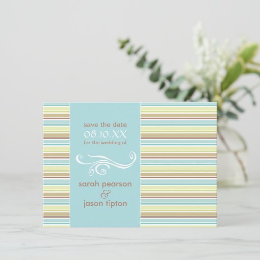 Sparen de Aankondigingen van de Datum (Staand voorkant)