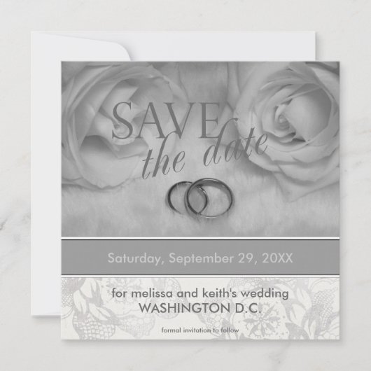 Sparen de Aankondigingen van de Datum (Voorkant)