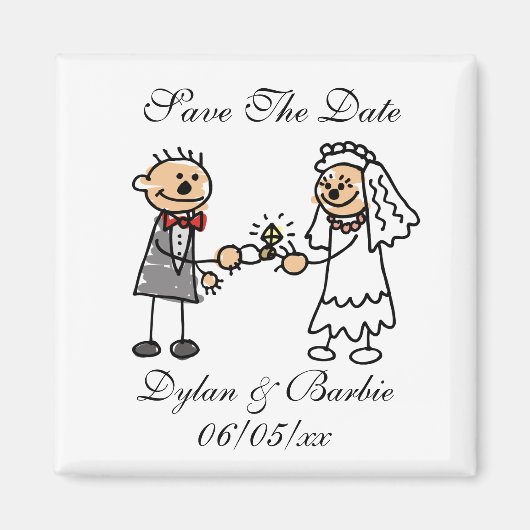 Sparen de Afbeelding van Dates Magnet Verloving Ri (Voorkant)