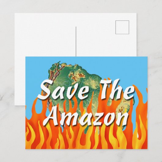 Sparen de Amazone Briefkaart (Voorkant / Achterkant)