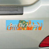 Sparen de Amazone Bumpersticker (Op auto)