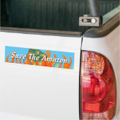 Sparen de Amazone Bumpersticker (Op Truck)