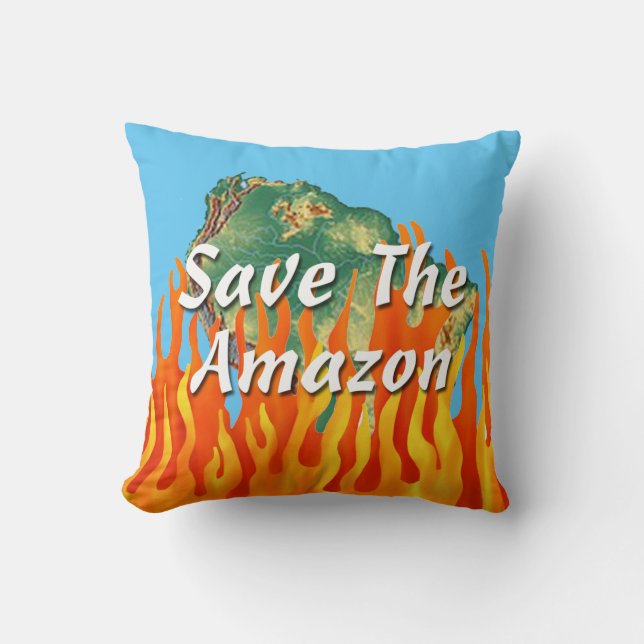 Sparen de Amazone Kussen (Voorkant)