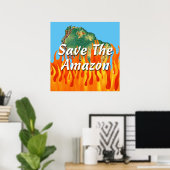 Sparen de Amazone Poster (Thuiskantoor)