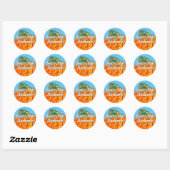 Sparen de Amazone Ronde Sticker (Vel)