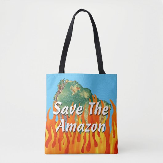 Sparen de Amazone Tote Bag (Voorkant)