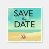 Sparen de  Beach van de Datum Servet (Voorkant)