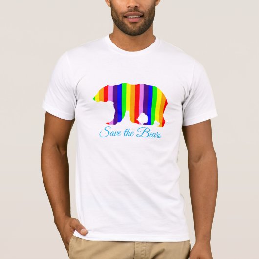 Sparen de Beren Grote Beer Pride Humor T-shirt (Voorkant)