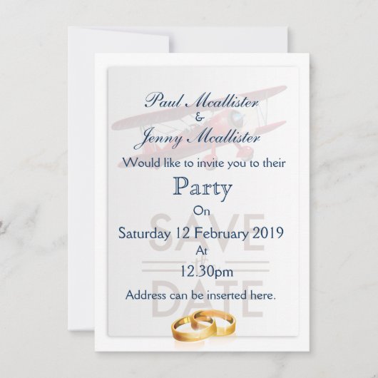 Sparen de  bi-vliegtuig van de Datum Kaart (Voorkant)