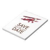 Sparen de  bi-vliegtuig van de Datum Notitieblok (Linkerzijde)