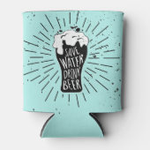 Sparen de Bier van de Drink van het Water Blikjeskoeler (Voorkant)