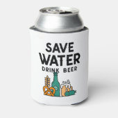 Sparen de Bier van de Drink van het Water Blikjeskoeler (Blikje Achterkant)