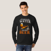 Sparen de Bier van de Drink van het Water Drink 2 T-shirt (Voorkant volledig)
