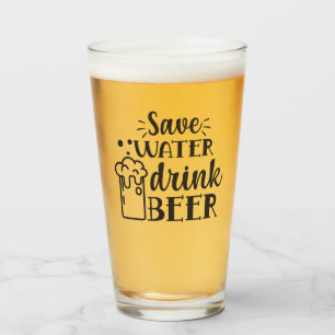 Sparen de Bier van de Drink van het Water Glas