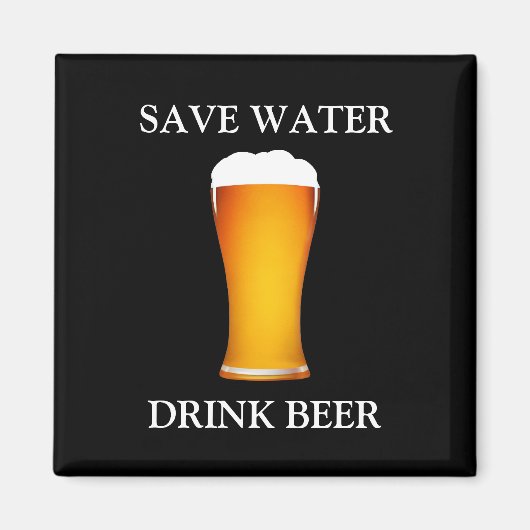 Sparen de Bier van de Drink van het Water Magneet (Voorkant)