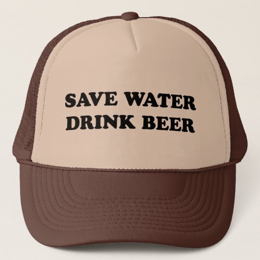 Sparen de Bier van de Drink van het Water Trucker Pet (Voorkant)