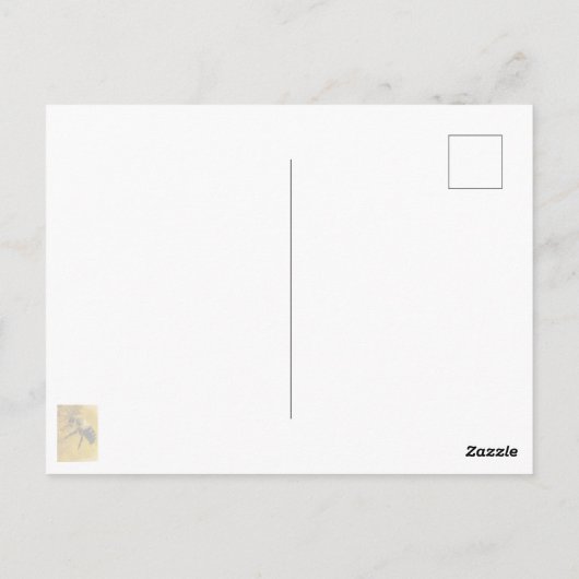 Sparen de bijen briefkaart (Achterkant)