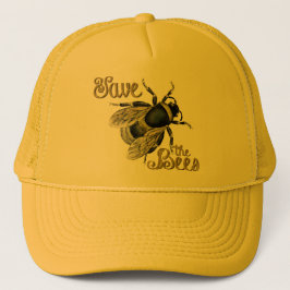 Sparen de bijen  Fuzzy Bumble Bijenimker Trucker Pet