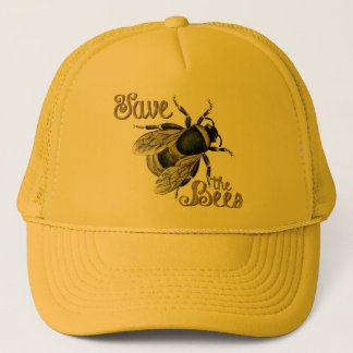 Sparen de bijen  Fuzzy Bumble Bijenimker Trucker Pet