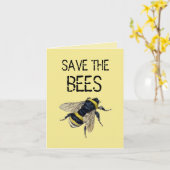 Sparen de bijen & hoe te om Leeg binnen de Kaart v (Gele Bloem)