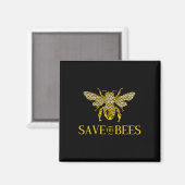 Sparen de bijen Honeycomb Distress Magneet (Voorkant / Achterkant)