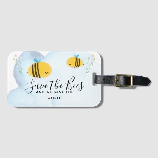 Sparen de bijen Persoonlijke Citaten Gezegden Slog Bagagelabel (Voorkant (horizontaal))