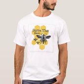 Sparen de bijen t-shirt (Voorkant)
