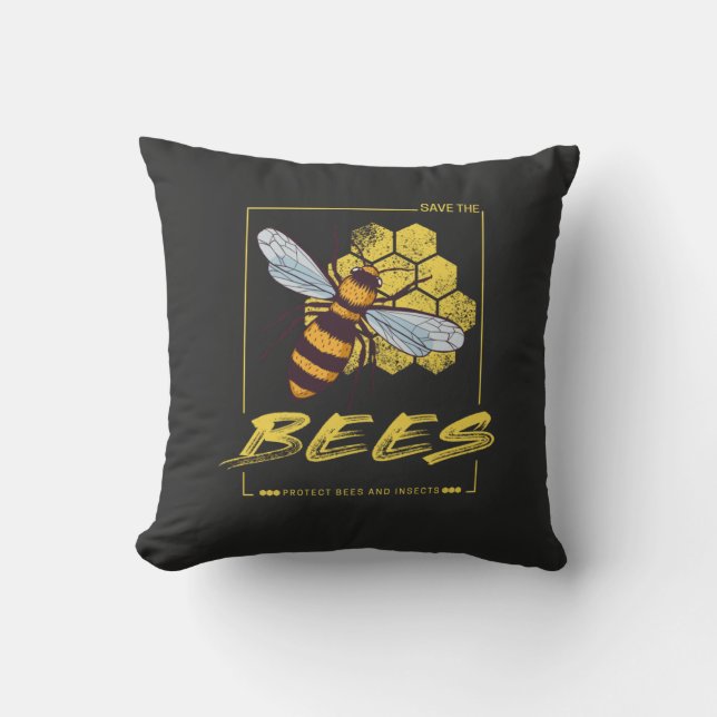 Sparen de bijen voor de bijenteelt en de apotheker kussen (Voorkant)