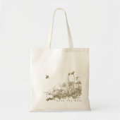 Sparen de Bijen Wilde Canvas tas (Voorkant)