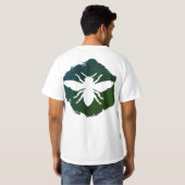 Sparen de bijenapis mellifera ligustica t-shirt (Achterkant volledig)