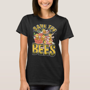 Sparen de bijenenimker schattige honingbijenkostuu t-shirt
