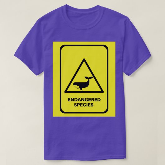 Sparen de Blauwe walvis T-shirt (Design voorkant)