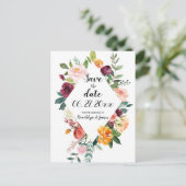 Sparen de Bloemen van de Herfst van de Briefkaart (Staand voorkant)