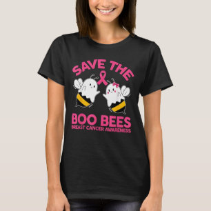 Sparen de Boe-bijen-borstkankerhalloween T-shirt